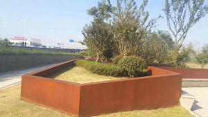 连云耐候钢挡土墙